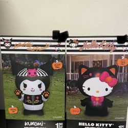 Halloween Hello Kitty & Kuromi inflatables