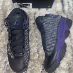 Jordan 13 Court Purple Size 6Y