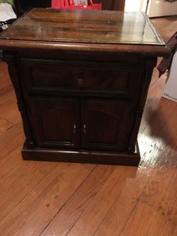 Wooden End Table