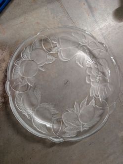 Victoria & Beale By Sango Glass Serveware Forbidden Fruit 14"
