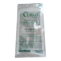 Curad Oil Emulsion Dressing – 3" x 16" – Box of 15 Sterile Dressings