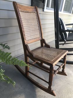 Antique children’s rocking chair