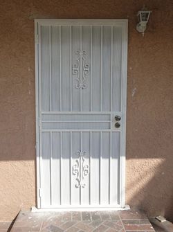 Screen Door With Sheet Metal
