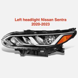 Left headlight Nissan Sentra 2020 to 2022