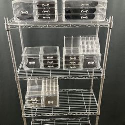 Lipstick Cosmetic Tier Tray Shelf Storage 