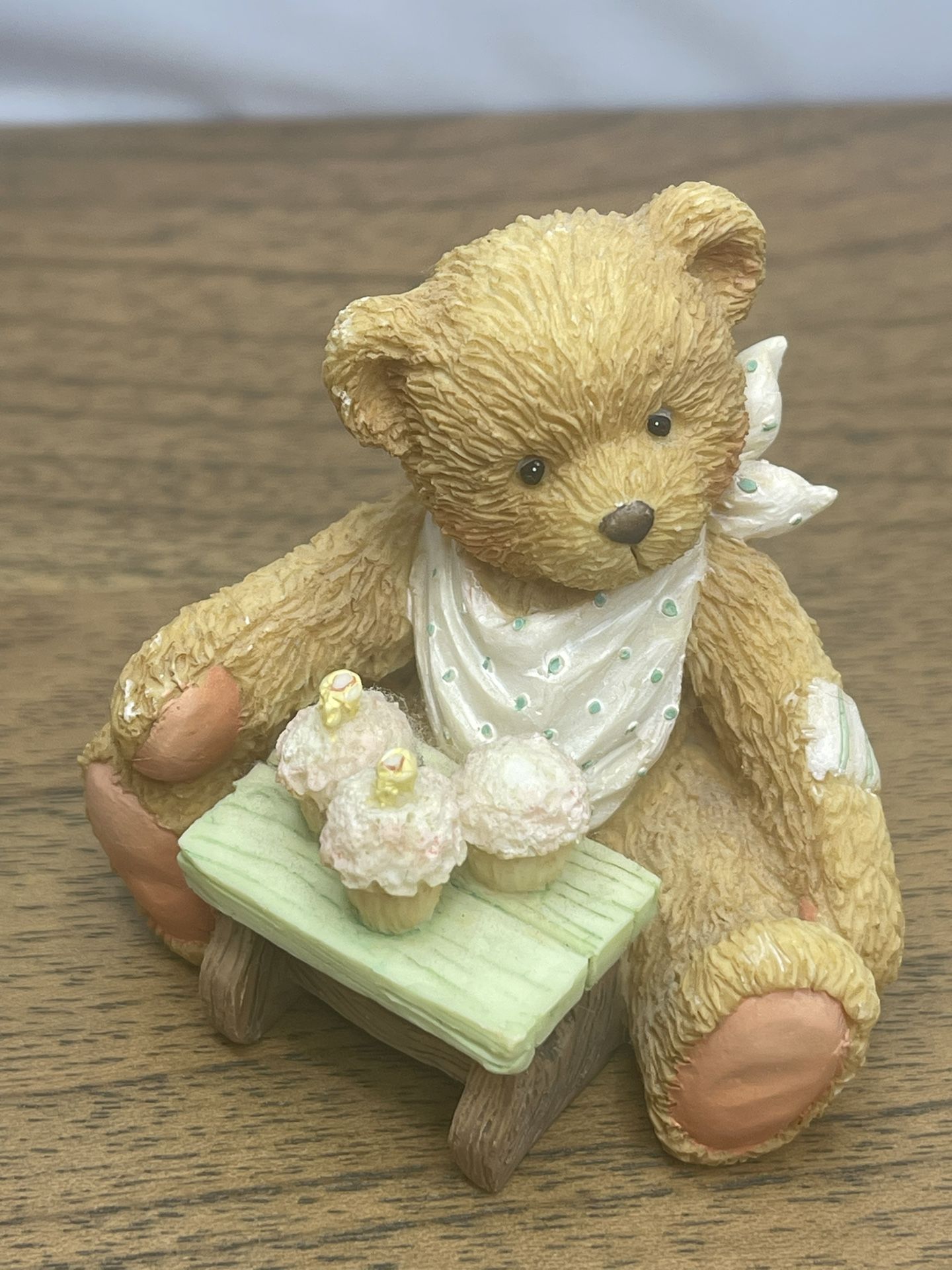 1992 Cherished Teddies Age 3 Bear Figurine