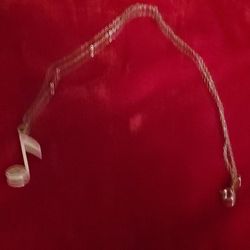 Sterling Silver Necklace With Sterling Music Note