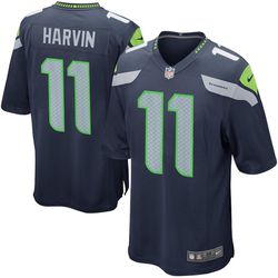 RARE NFL  Womens Seattle Seahawks Percy Harvin Nike Navy Game Jersey NWT