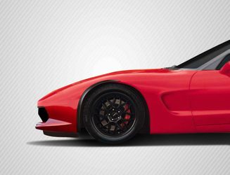 Blemished 1997-2004 Chevrolet Corvette C5 Carbon Creations DriTech Stingray Z Look Front Fender Flares - 2 Piece (S)