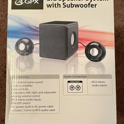 GPX Surround Sound 5.1 Speaker System