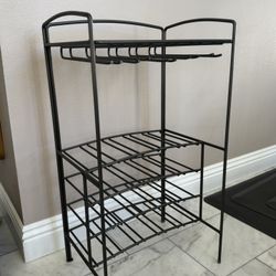 Wine And Wine Glasses Rack from Crate & Barrel