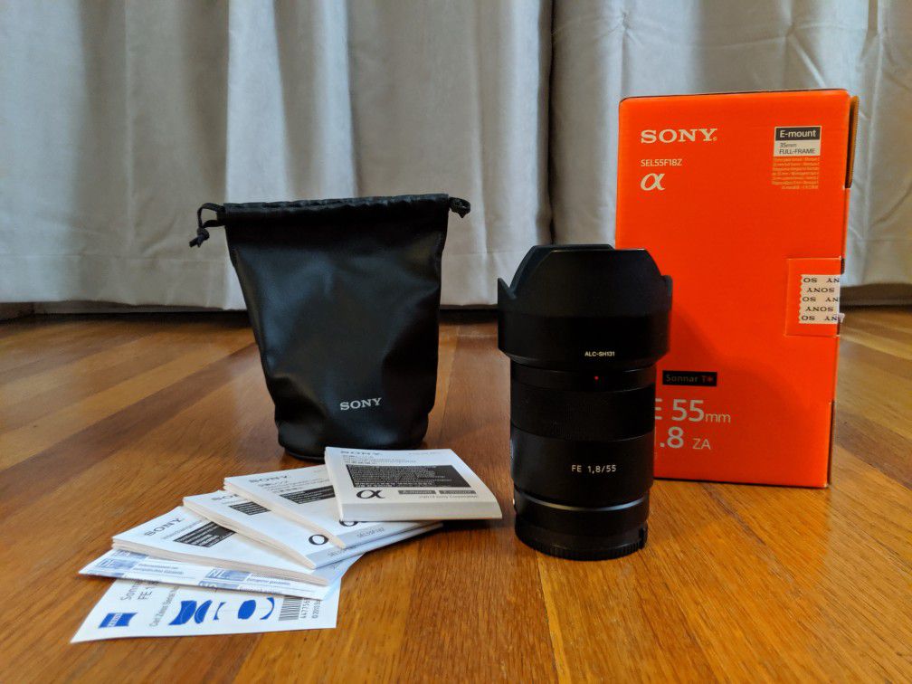 Sony Zeiss 55mm f1.8 Lens