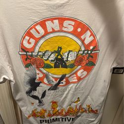 Guns N Roses white tee #rock #music size M men’s