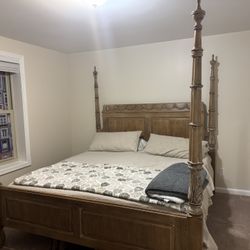 King Master bedroom with Marble top dressers 