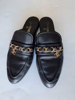 Chanel Chain Mules