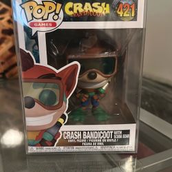 Funko Pop Games: Crash Bandicoot - Crash with Scuba Gear Collectible Figure, Multicolor