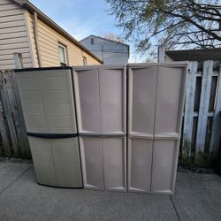 Storage Cabinet Trio