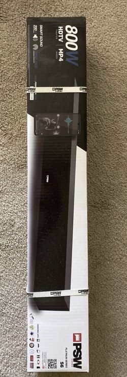 New PSW Cinema Soundbar sound system Platinum Series S6 $20