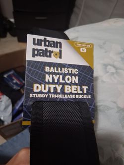 Urban patrol duty belt