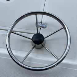 Boat steering wheel / Timon de bote 