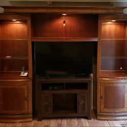 Entertainment Center and Chair
