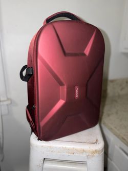 MOSISO Hard Shell Camera Backpack – Burgundy/Red – DSLR & Mirrorless