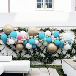 Balloons Arch , Organic Garland Decorations 