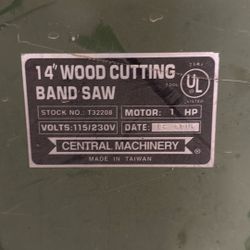 14” Band Saw