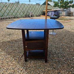 Space saver dining table