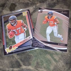 RJ Harvey 2 Card Rookie Lot
