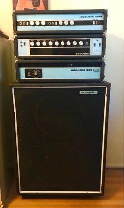 Acoustic Control Corp- Bass and and Cabinet
