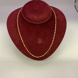 22k Gold Necklace- 15.1 G