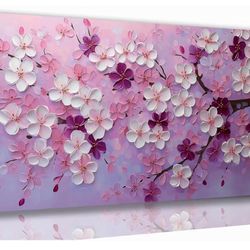 Tarfupth Pink Flower Wall Art 