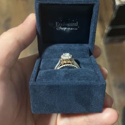 Gold Engagement Ring! Size 7 "Disney Enchanted Fine Jewelry"