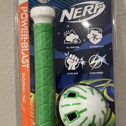 Nerf Power-Blast Baseball Bat And Ball Set