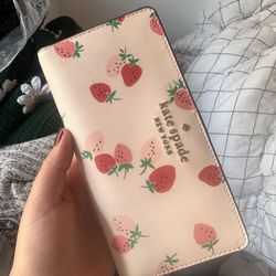 Kate spade strawberry wallet