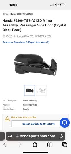 Honda Pilot Mirror