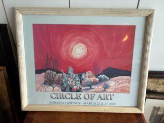 Circle of Art Borrego Springs 2008 Framed Poster