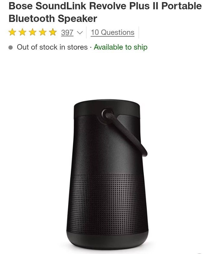 Bose Bluetooth Speaker 