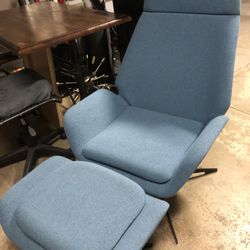 HBF Lounge Chair With Foot Stool 