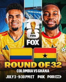 WORLD CUP R32 COLOMBIA VS GHANA 2 tickets !