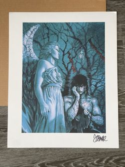 The Crow Signed Art + Various Art, Power Rangers, Superman, Cowboy Bebop