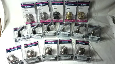 Schlage 16 Pack Single Sided Closet Door Knobs Dummy Knob Apartment Easy Drill