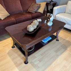 Coffee Table And 2 Matching Side Tables