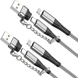 2 Pack 6 ft iPhone Cable