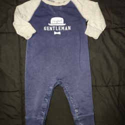 9 Month Boys Perfect Gentleman One Piece Outfit