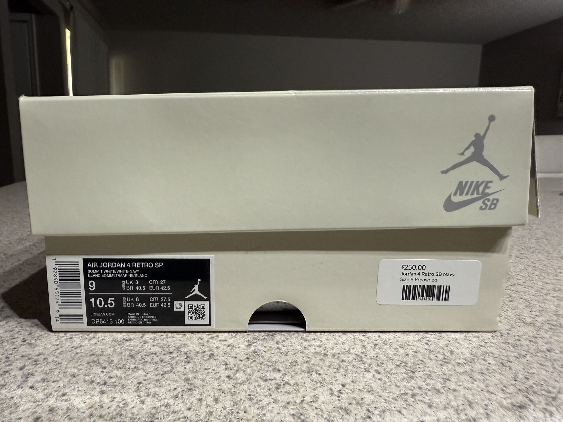 Jordan 4 Navy Sb
