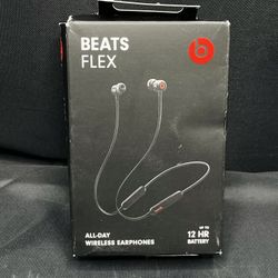 Beats Flex Wireless Earbuds Apple W1 Headphones Chip Built-in Mic Black *1