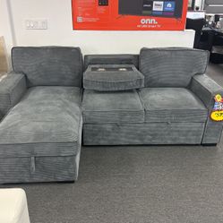 Sleeper Sofa Sectionals In Stock Now ✅ Available In Light & Dark Grey 50% Off Only $699