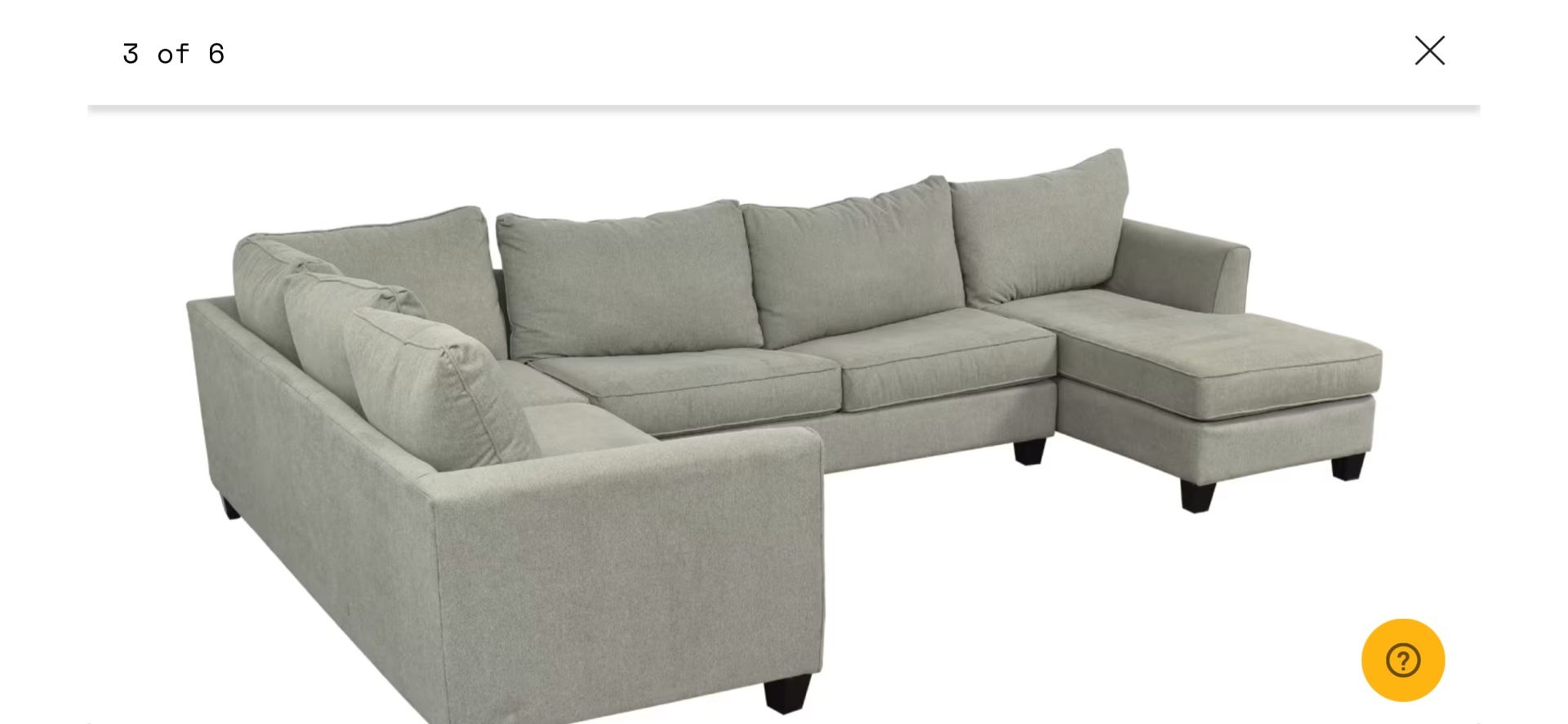 Raymore And Flanagan Diane 3 Piece Sectional Sofa Sleeper